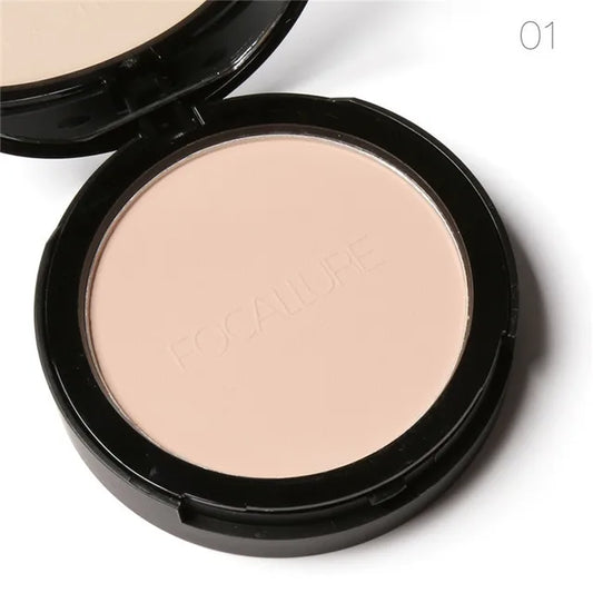 3 Colors Make up Face Powder Brighten Oil-Control Nude Makeup Pressed Powder Foundation Makeup Base Cosmetics