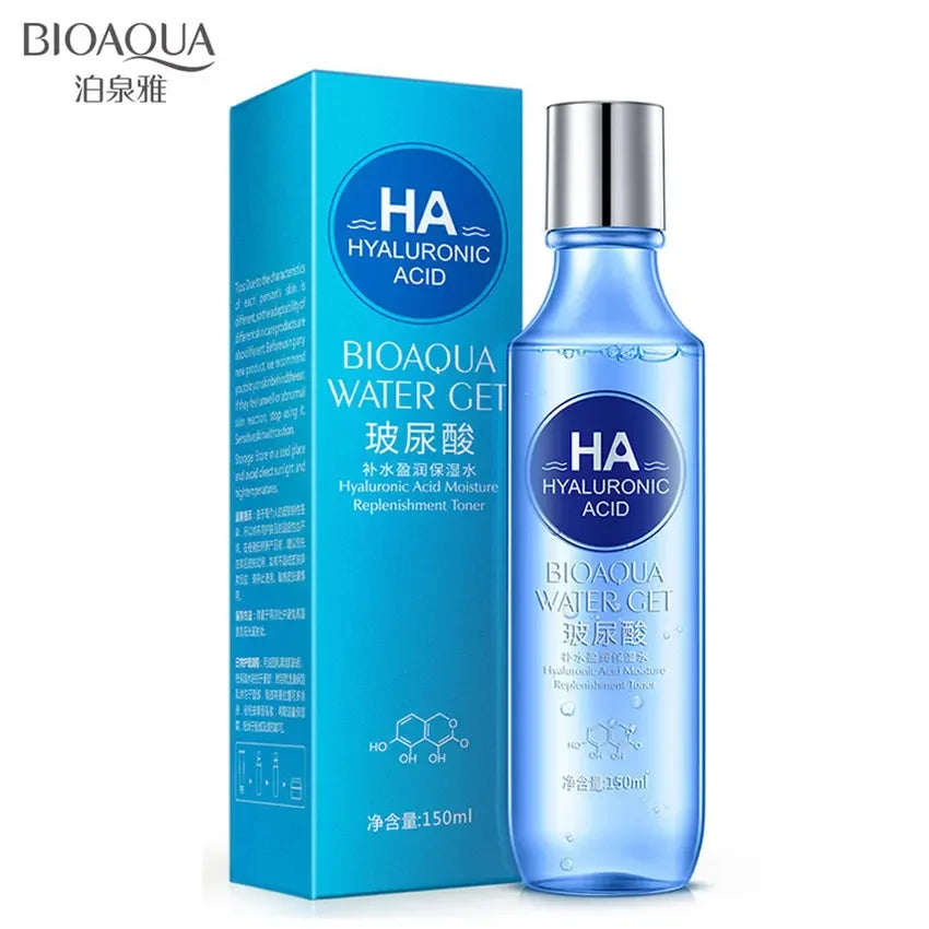 BIOAQUA Hyaluronic Acid Moisture Replenishment Toner Face Toners Skin Care Refreshing Whitening Skin Treatment Beauty Face Care