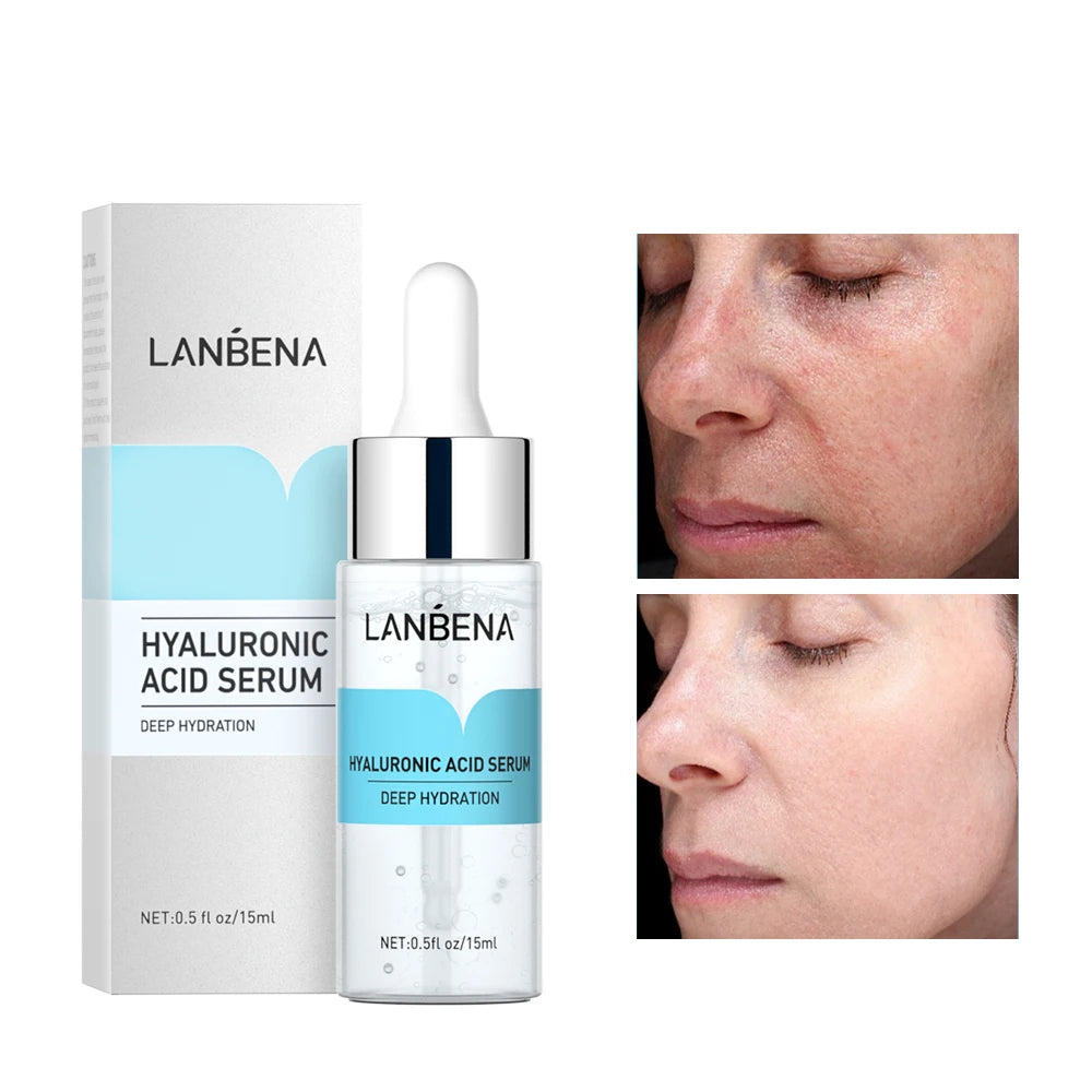 15Ml Hyaluronic Acid Face Serum Deep Hydration Moisturizing Essence Skin Tightening anti Aging Whitening Moisturizer