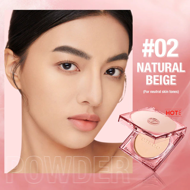 Face Powder Oil-Control 24 Hours SPF 30 PA+++ Long Lasting Waterproof Matte Face Makeup Cosmetic Setting Compact Powder