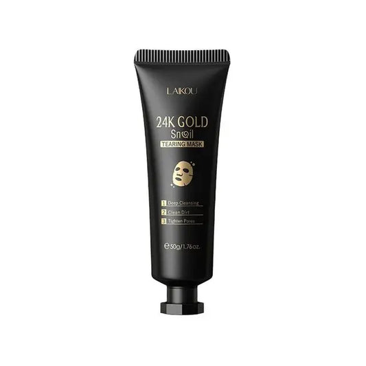 24K Gold Snail Active Collagen Facial Peeling Mask Face Skin Care Blackhead Nourish Facial Peel off Mask Skin Care